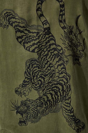 Košeľa Maharishi Maharishi Take Tora Relaxed Fit Shirt Zelené | 5100.OLIVE, 5