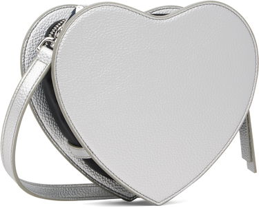 Taška cez rameno Vivienne Westwood Louise Heart Crossbody Bag Metalická | 4803001KW-S000D-, 2