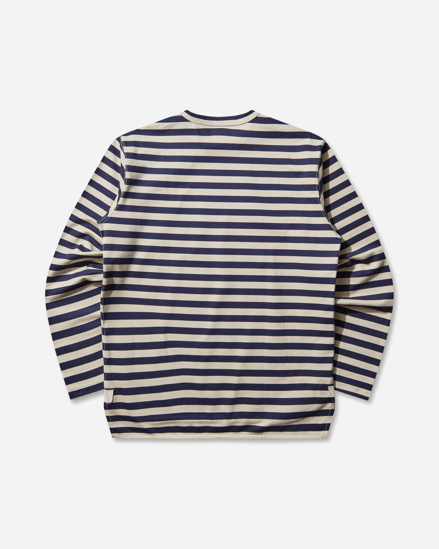 Tričko Junya Watanabe Striped Longsleeve T-Shirt Navy | WP-T004-W25 1, 0