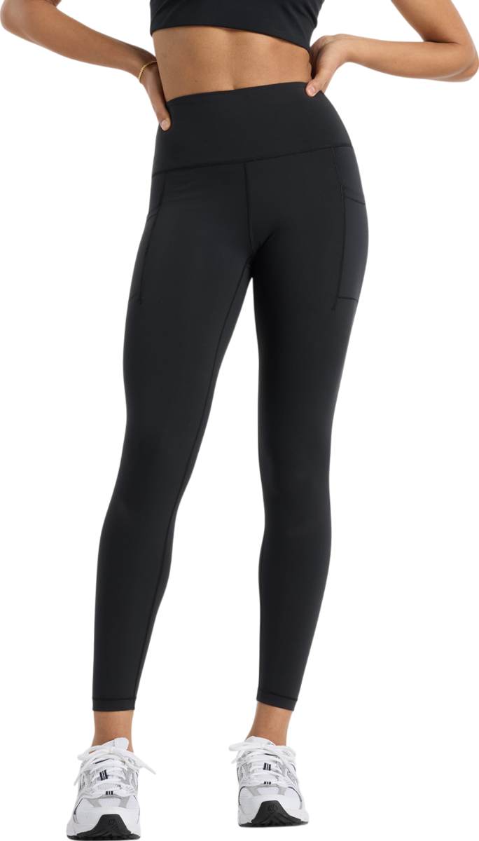 Legíny New Balance New Balance Sleek Pocket High Rise Legging 25" Čierna | wp5126-8bk, 0