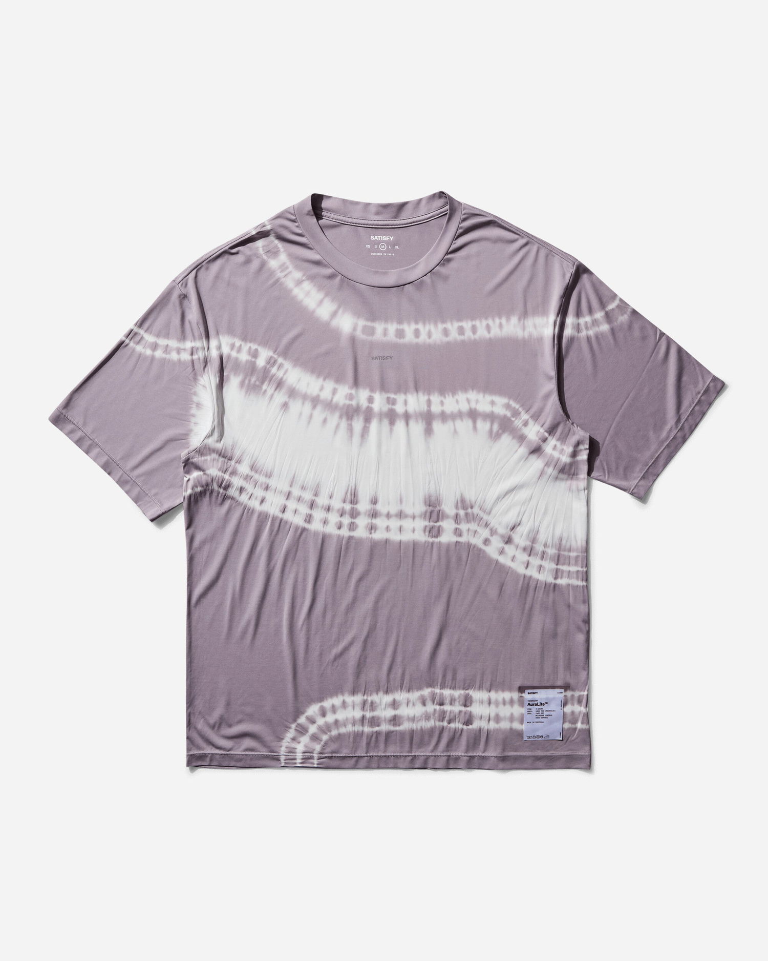 Tričko Satisfy AuraLite Tie-Dye T-Shirt Fialová | 11000 TDMD-SA, 1
