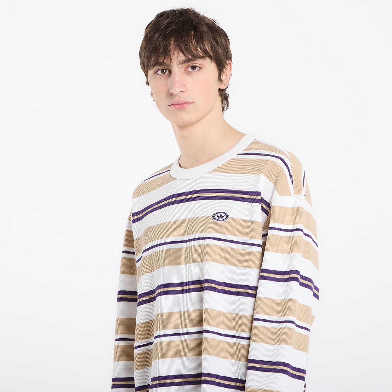Tričko adidas Originals Graphic Striped Long Sleeve T-Shirt Rôznofarebný | KS6849, 1