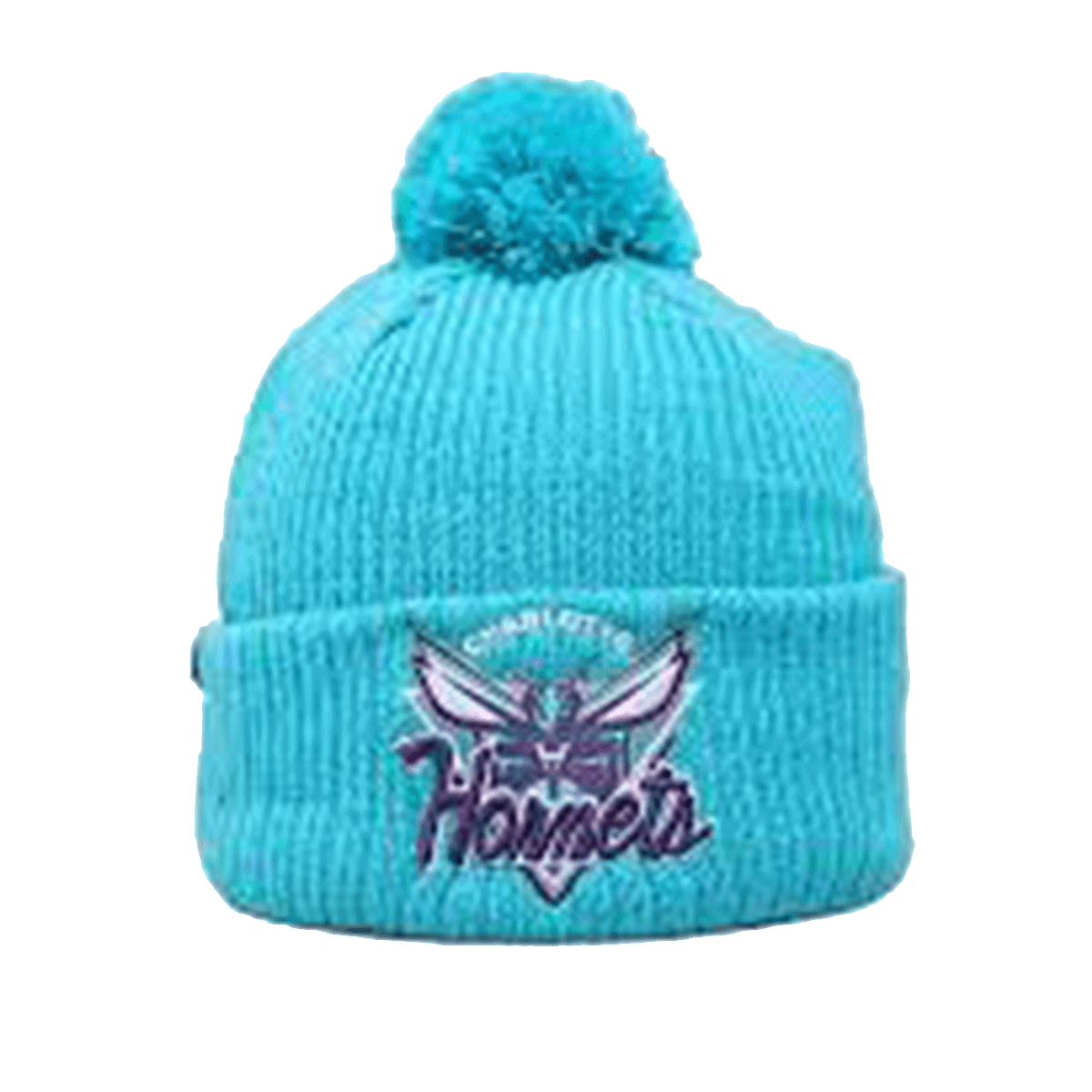 Kulicha New Era New Era Charlotte Hornets NBA Tip-Off Knit Pom Beanie Tyrkysová | 60183089, 0
