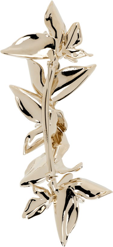 Spona Erdem Erdem Gold-Tone Crystal Flower Brooch Metalická | PF25_JE15_00038003, 1