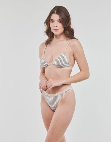 Podprsenka Tommy Hilfiger Triangle and Bralettes UNLINED TRIANGLE PRT Béžová | UW0UW04464-0F8, 2