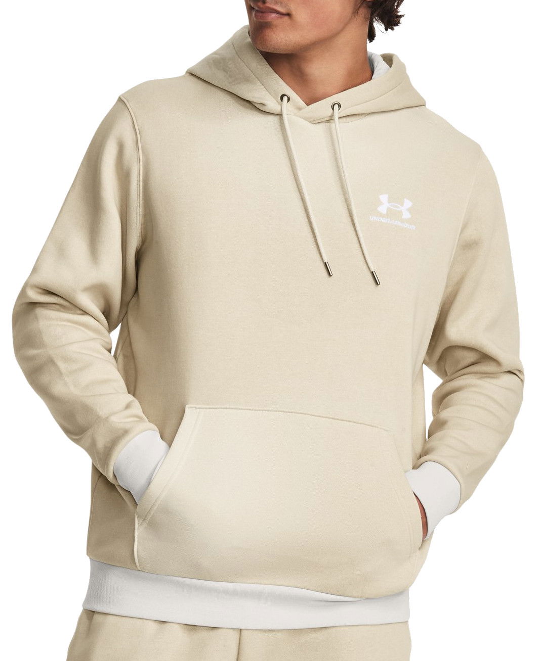 Mikina Under Armour Essential Fleece Béžová | 1381214-289, 0