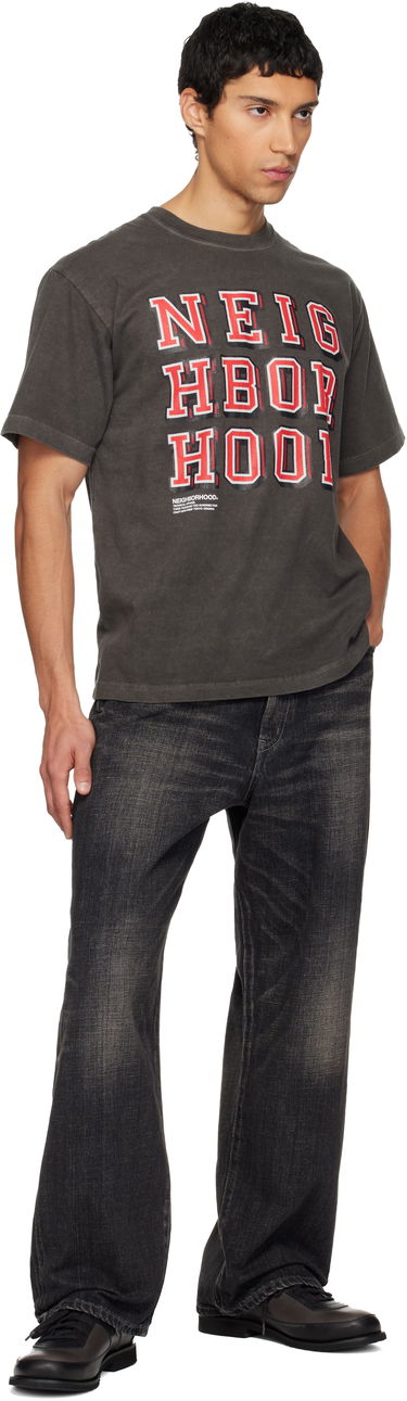 Džínsy Neighborhood Washed Denim DP Wide Jeans Čierna | 252XBNH-PTM04, 3