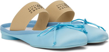 Tenisky a topánky Maison Margiela MM6 Maison Margiela Satin Ballerina Mules Modrá | S59WX0074 P5560, 3