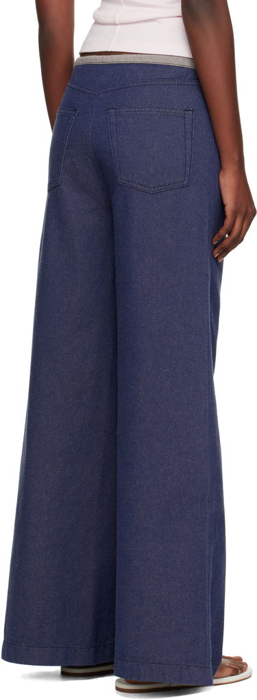 Džínsy Baserange Baserange Arthur Loose Fit Jeans Modrá | PAALP-DE-AU25, 2