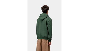 Mikina Carhartt WIP Hooded Carhartt Sweatshirt Zelené | I030547_38E_XX, 4
