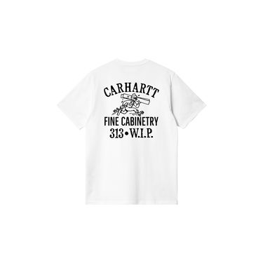 Tričko Carhartt WIP Carhartt WIP Cabinetry Short Sleeve T-Shirt Biela | I034779_7, 5
