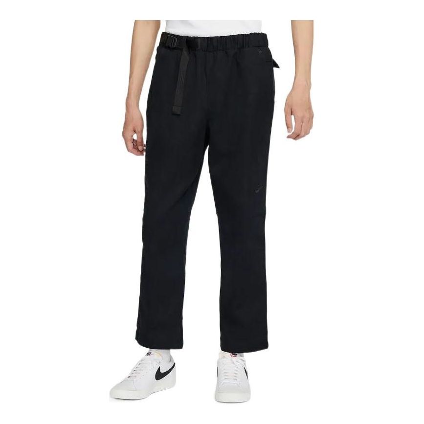 Cargo nohavice Nike Straight Casual Pants With Embroidered Logo Čierna | DQ4297-010, 0