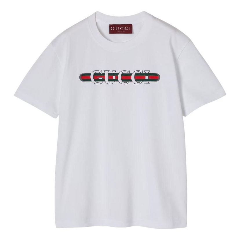 Tričko Gucci Gucci T-Shirt Lido Biela | 787299-XJGNW-9074