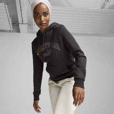Mikina Puma ESS+ LOGO LAB Hoodie Čierna | 682987_01, 0