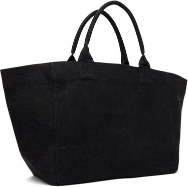 Tote bag GANNI GANNI Denim Shopper Tote XXL Čierna | A6597, 2