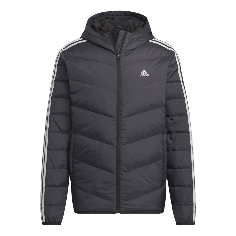 Prešívaná bunda adidas Originals Men's Down Hooded Jacket Čierna | IK7601