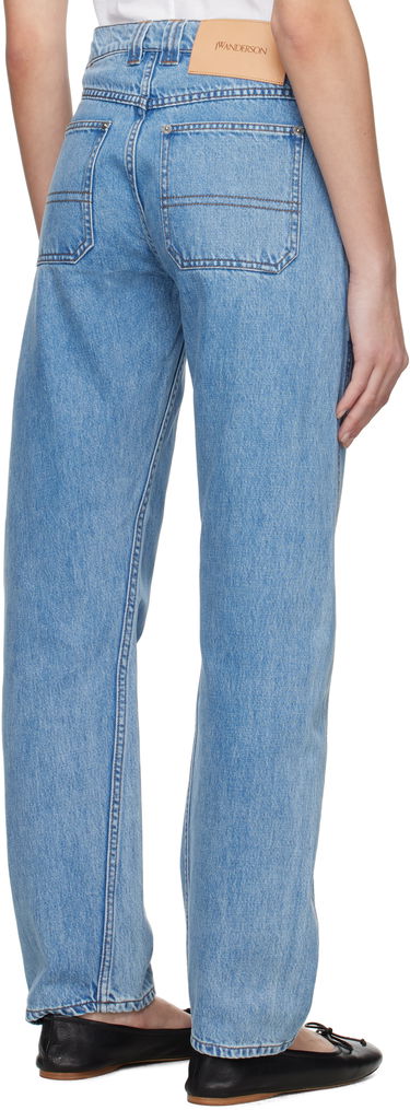 Džínsy JW Anderson JW Anderson Twisted Slim Leg Jeans Modrá | DT0111-PG1774, 2