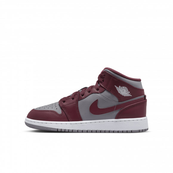 Tenisky a topánky Jordan Air 1 Mid "Team Red" GS Vínová | DQ8423-615, 1