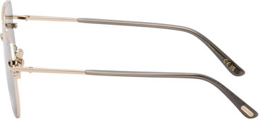 Slnečné okuliare Tom Ford Tom Ford Aviator Sunglasses Metalická | FT1249-K_6128N, 2