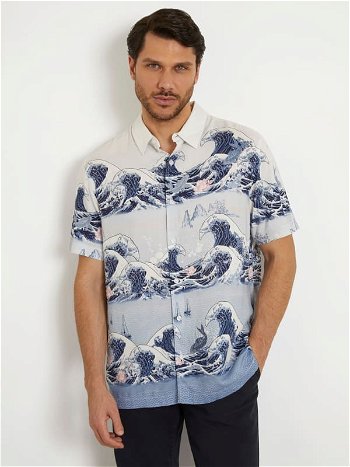 GUESS All Over Print Shirt M4GH56WD4Z2