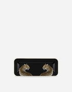 Rectangular Wooden Tray With Leopard Print