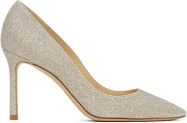 Tenisky a topánky Jimmy Choo Jimmy Choo Romy 85 Glitter Heels Metalická | ROMY 85 DGZ, 0