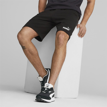Šortky Puma ESS+ 2 Col Athletic Fleece Shorts with Pockets 10-inch Inseam Čierna | 586766-61, 2