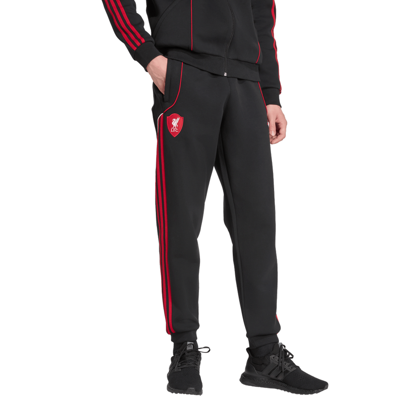 Tepláky adidas Originals Liverpool FC Tracksuit Bottoms with Stripes Čierna | JW7900