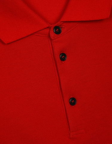 Polo tričko Dolce & Gabbana Cotton Piqué Polo-shirt With Branded Tag Červená | G8PL4TG7F2HR0026, 3
