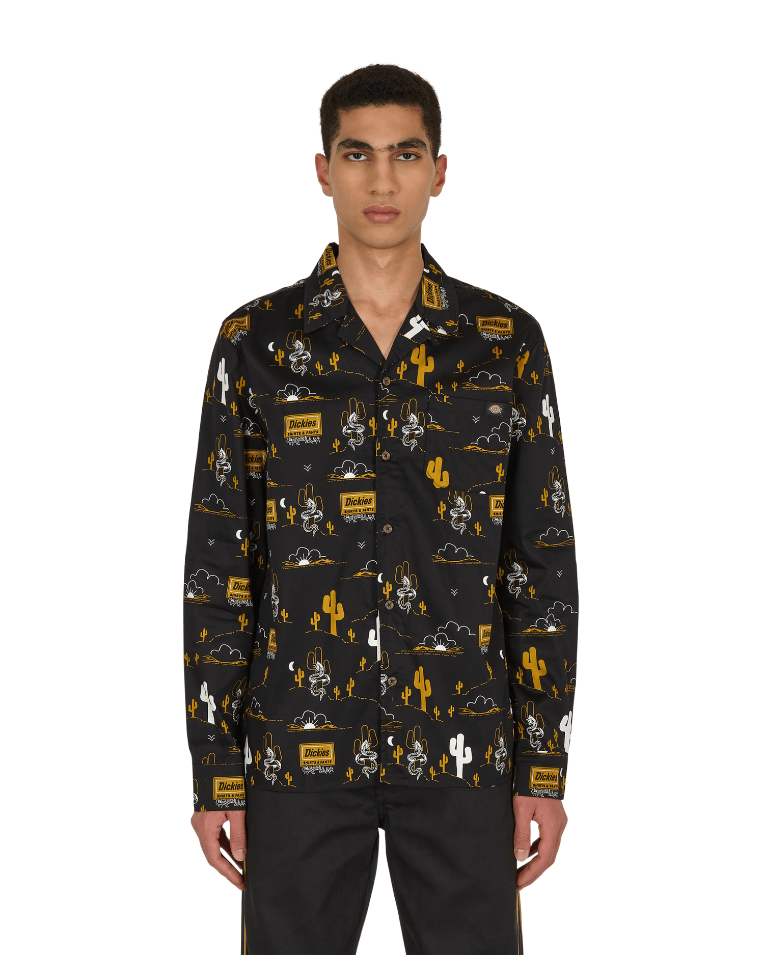 Košeľa Dickies Bettles AOP Shirt Čierna | DK0A4XGY BLK1, 0