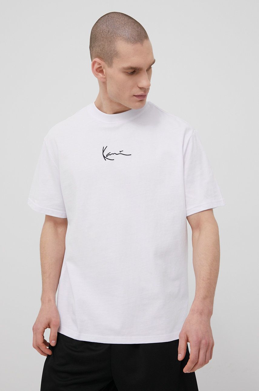Tričko Karl Kani Cotton Tee Biela | KKMQ12002WHT, 0