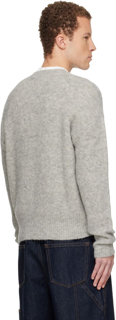 Sveter AMI Alpaca Ami Crewneck Sweater Šedá | H25HKS824.KN0021, 2