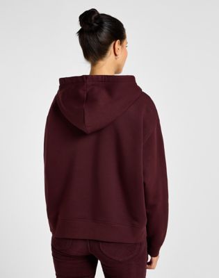 Mikina Lee Velvet Hoodie Fialová | 112355175, 0