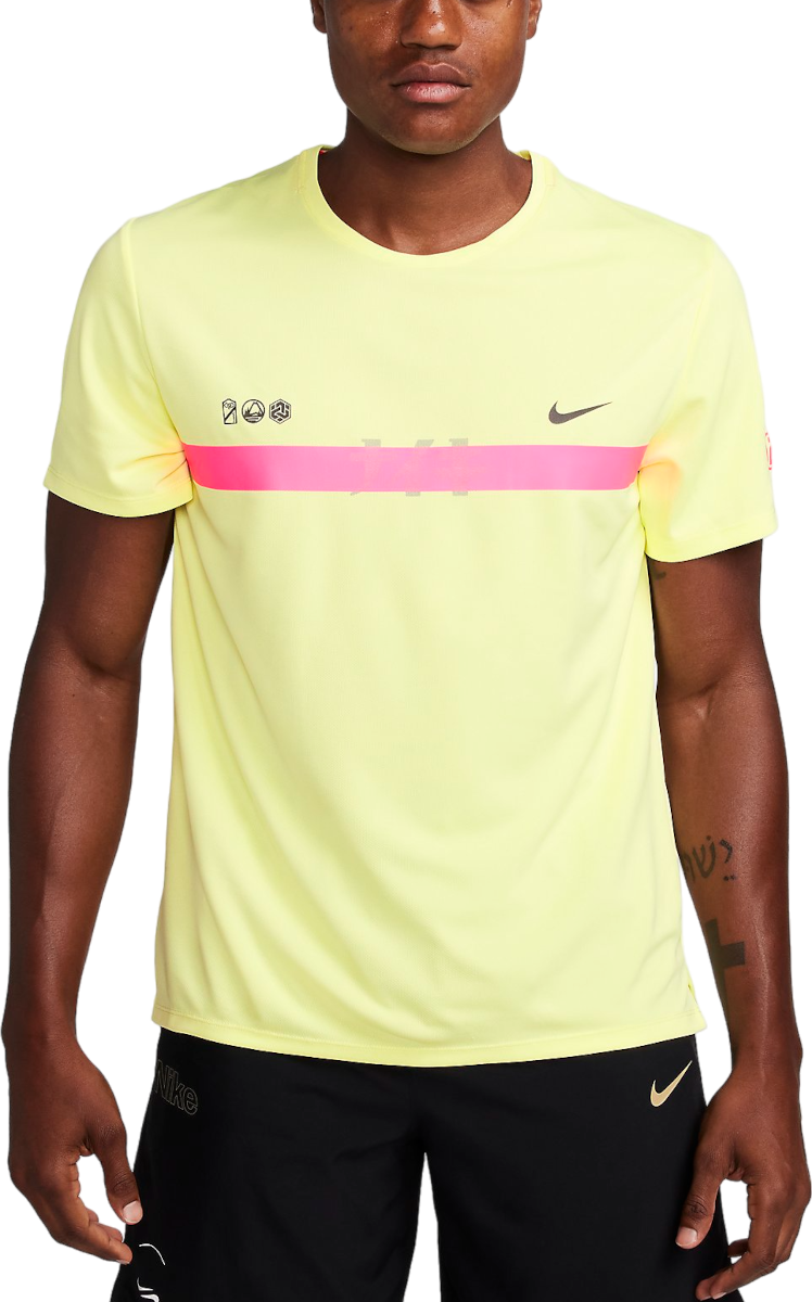 Tričko Nike DF UV SS MILER TEE Žltá | fq8018-331, 0