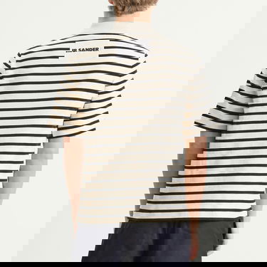 Polo tričko Jil Sander Stripe Short Sleeve Polo Béžová | J47GL0104-J46497-080, 3