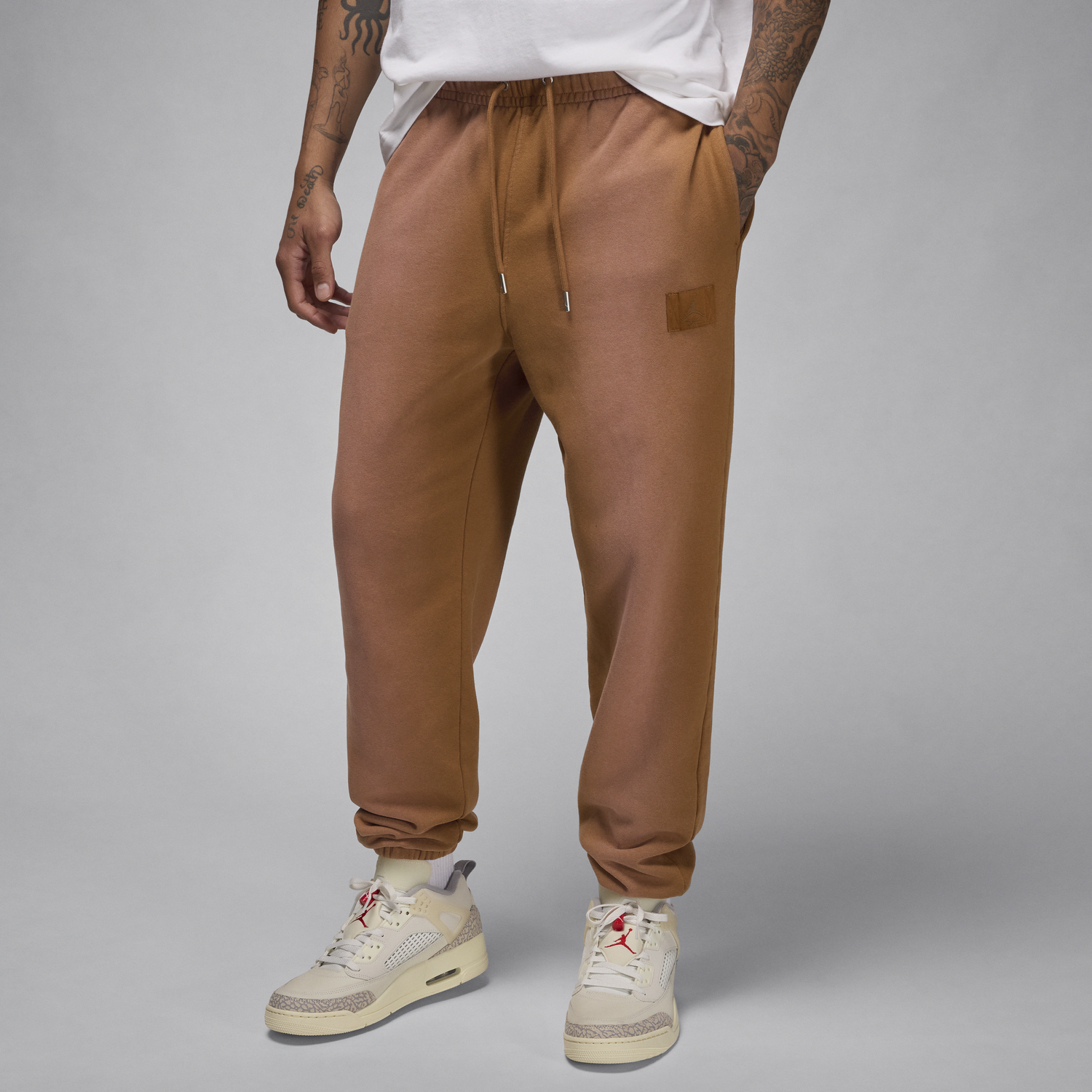 Tepláky Jordan Jordan Flight Fleece Hnedá | FV7253-228, 0