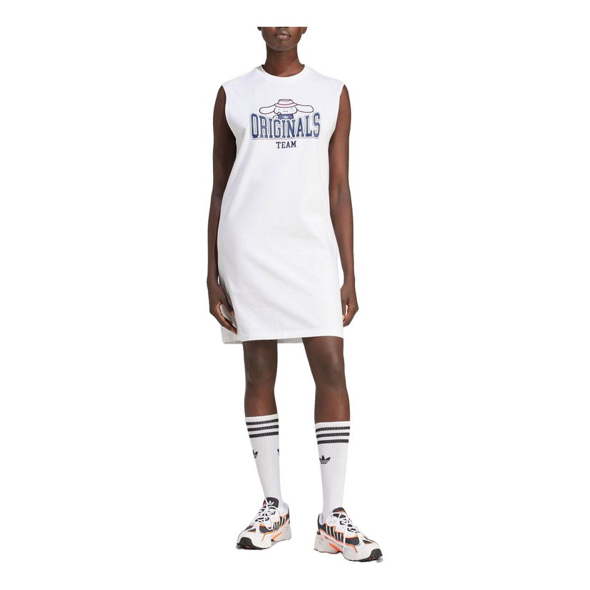 Šaty adidas Originals Hello Kitty Cinnamoroll Graphic Tank Dress Biela | JG8055