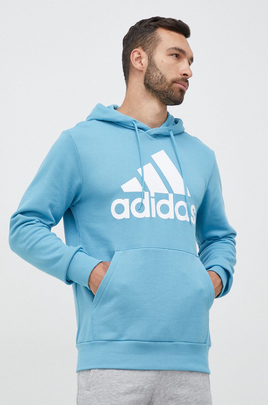 Mikina adidas Originals French Terry Big Logo Hoodie Modrá | IC9367, 0