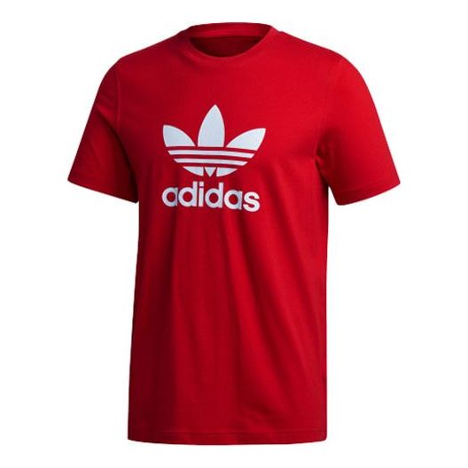 Tričko adidas Originals Originals Trefoil Short Sleeve T-Shirt Červená | GD9912, 0