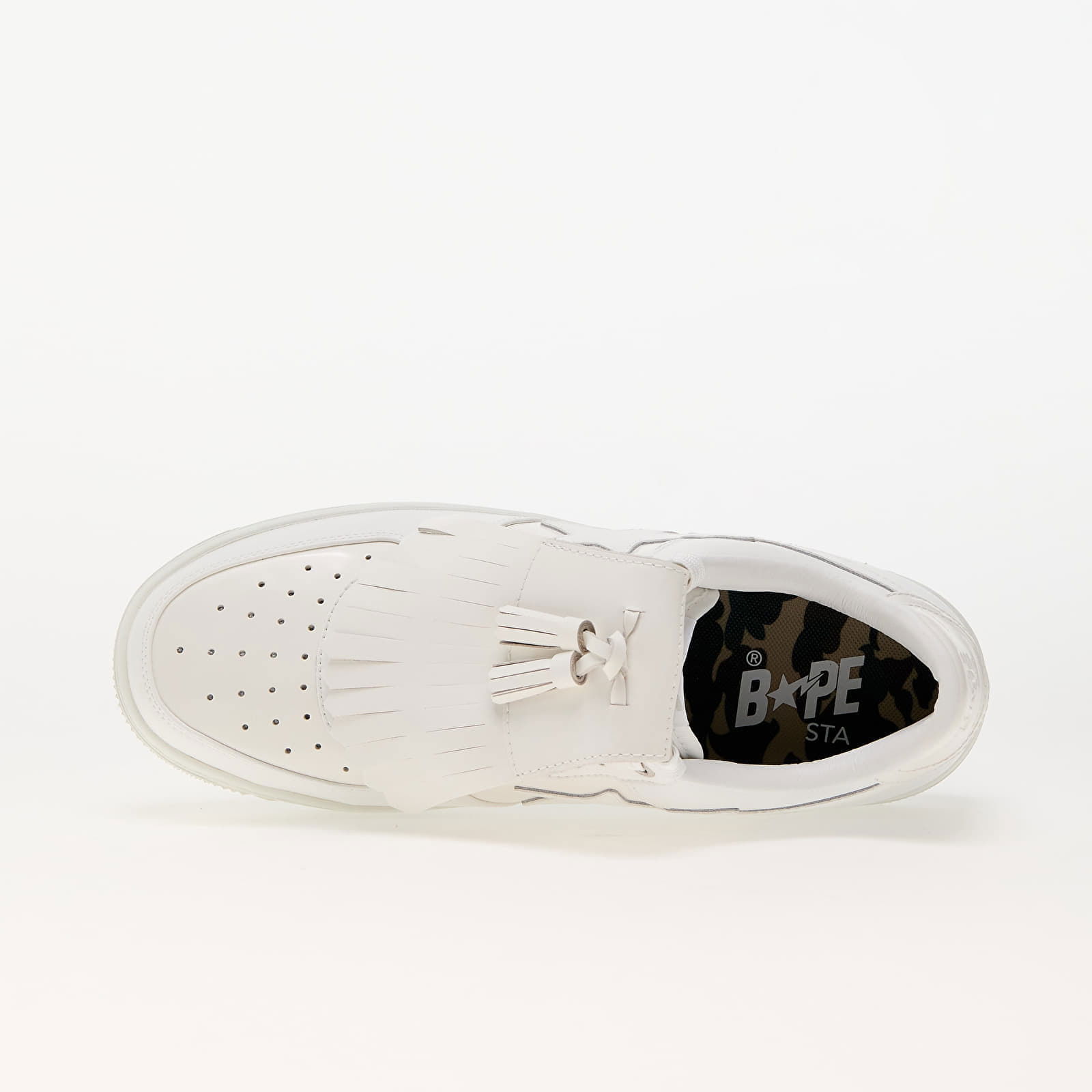 A BATHING APE Bape Sta Quilt Tassel White