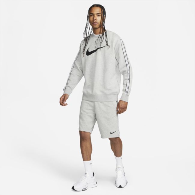 Mikina Nike Repeat Fleece Sweatshirt Šedá | DX2029-063, 0