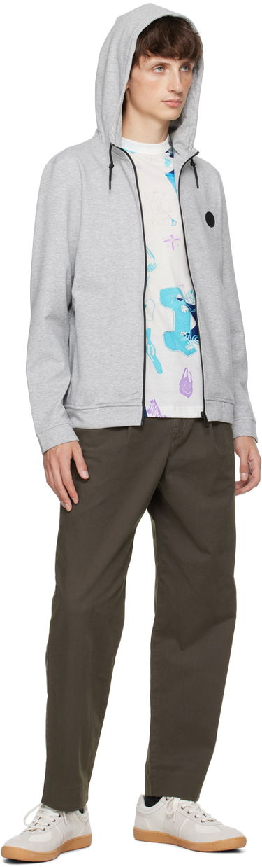 Mikina Paul Smith PS Paul Smith Patch Hoodie Šedá | M2R-059Y-L21849, 3