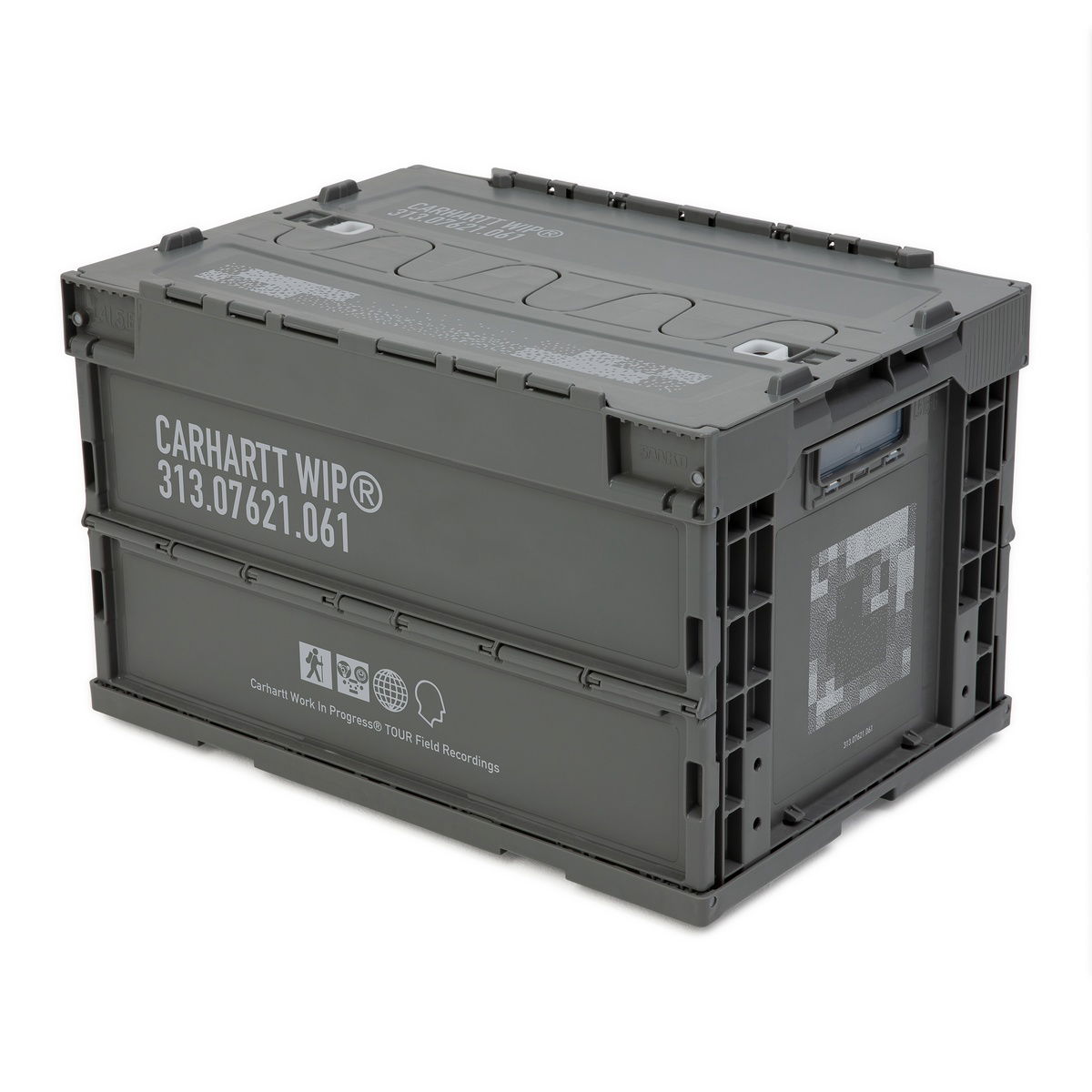 Home decor Carhartt WIP WIP Tour Foldable Container Šedá | I034891_2, 0