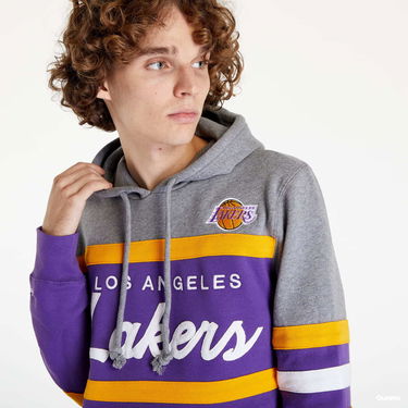 Mikina Mitchell & Ness Head Coach Hoodie Los Angeles Lakers Rôznofarebný | FPHDSC19029-LALPURP, 4