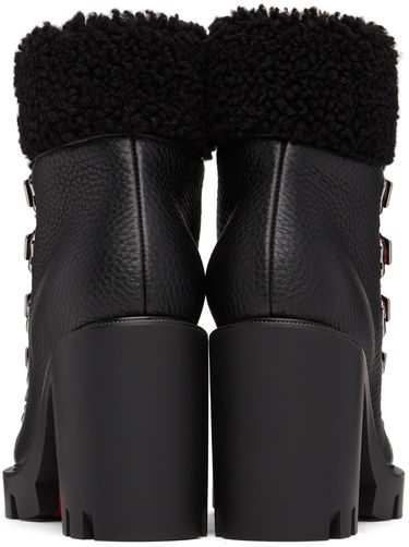 Starostlivosť o obuv Christian Louboutin Christian Louboutin Edelvizer Shearling Hiking Boots Čierna | 1220499, 3