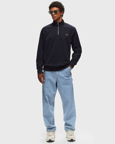 Mikina Fred Perry HALF ZIP SWEATSHIRT Navy | M3574-R63, 1