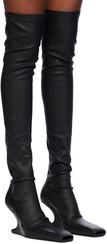 Ponožky Rick Owens Rick Owens Porterville Cantilever Tall Boots Čierna | RP02D3807 LS, 3
