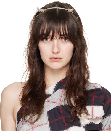 Šperky Vivienne Westwood Vivienne Westwood Horn Alice Headband Metalická | 6703000Q-02P468-, 0
