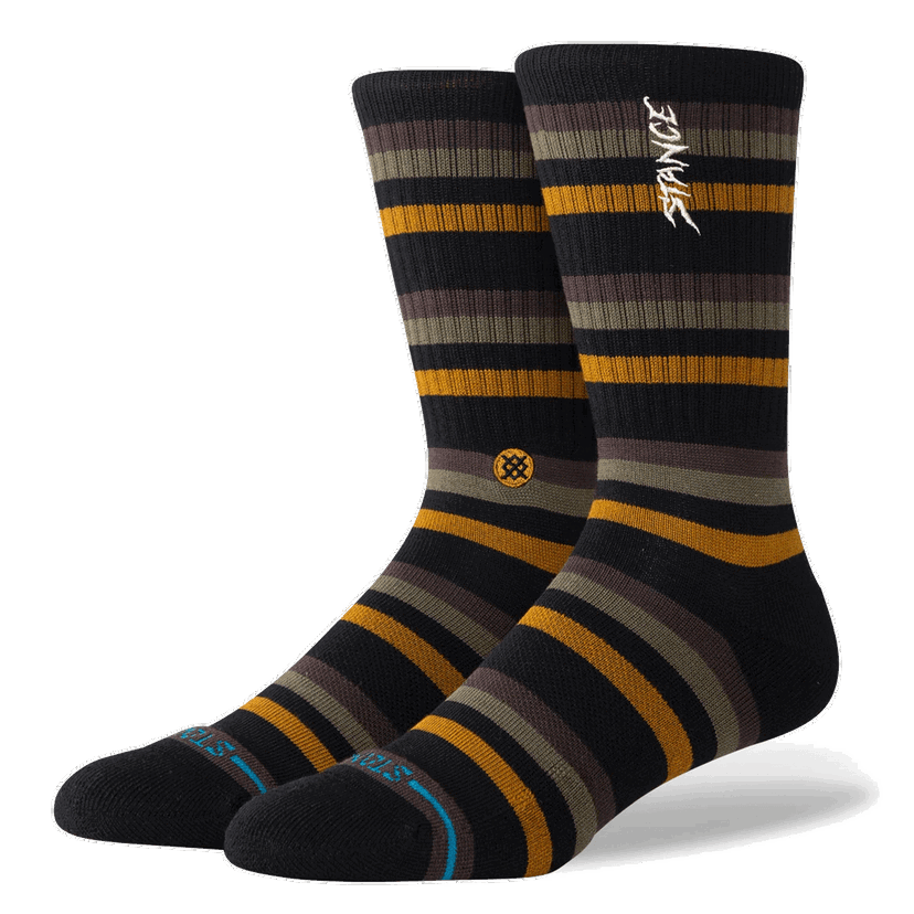 Ponožky Stance Stance Slipping Crew Socks Čierna | A556D24SLI-BLK