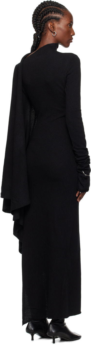 Šaty Ann Demeulemeester Ann Demeulemeester Vabu Maxi Dress Čierna | 2520-W-KN59-KN073-099, 2